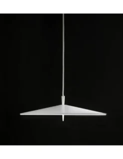 Lámpara colgante de aluminio LED en 2 acabados y 2 tamaños regulable 2700K – Pla - Milán