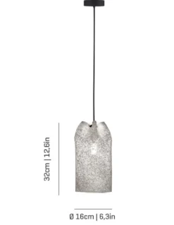 Lámpara colgante de exterior Agasallo - a-emotional light - Lámpara decorativa de malla en 4 tamaños