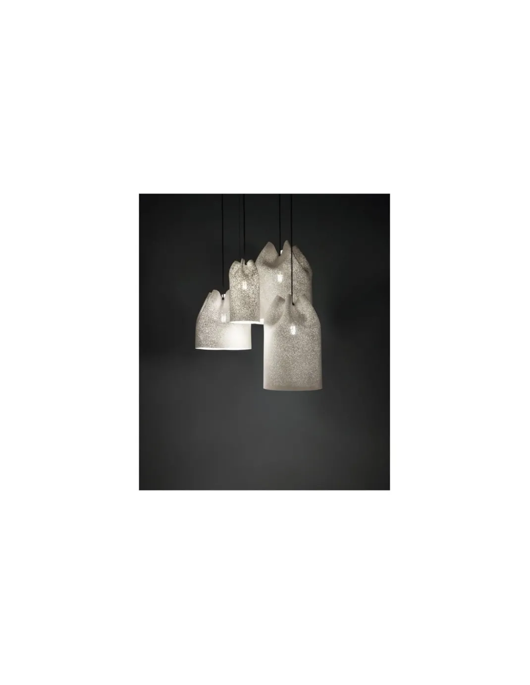 Lámpara colgante de exterior Agasallo - a-emotional light - Lámpara decorativa de malla en 4 tamaños