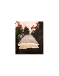 Lámpara colgante de exterior Tempo Vivace - a-emotional light - Lámpara decorativa con pantalla de malla inoxidable