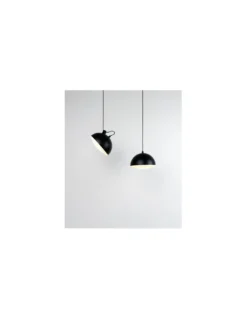 Lámpara colgante de metal negro 1 luz - Nod - Milán