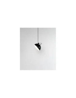 Lámpara colgante de metal negro 1 luz - Nod - Milán