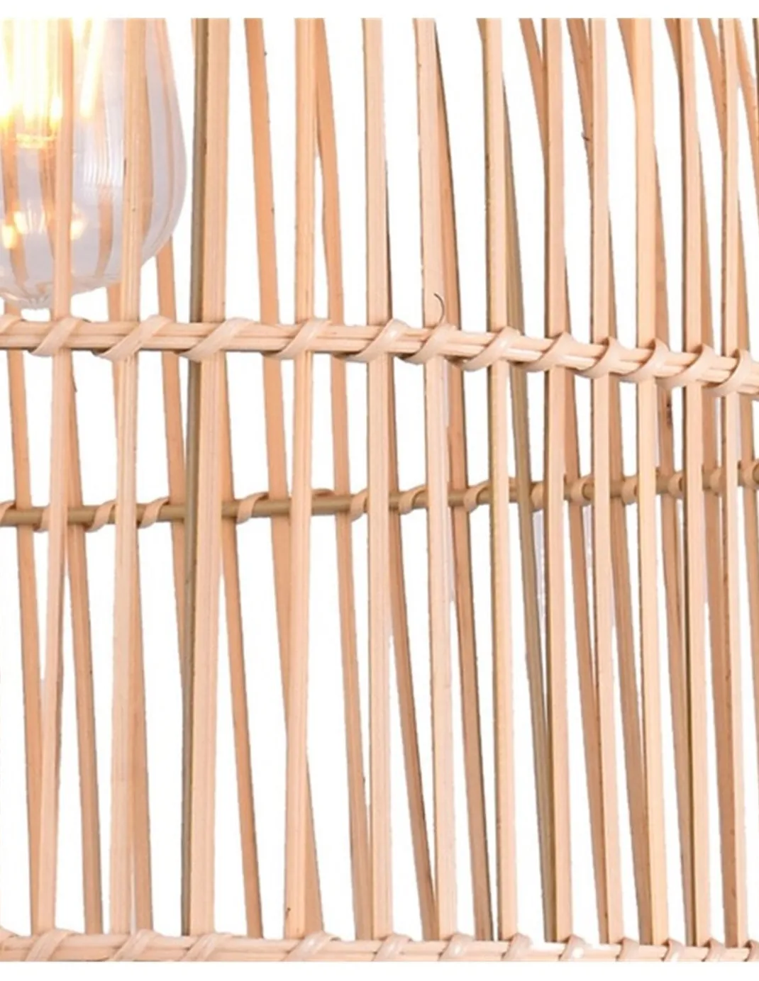 Lámpara colgante de ratán Bento - AJP - Lámpara de techo estilo boho chic