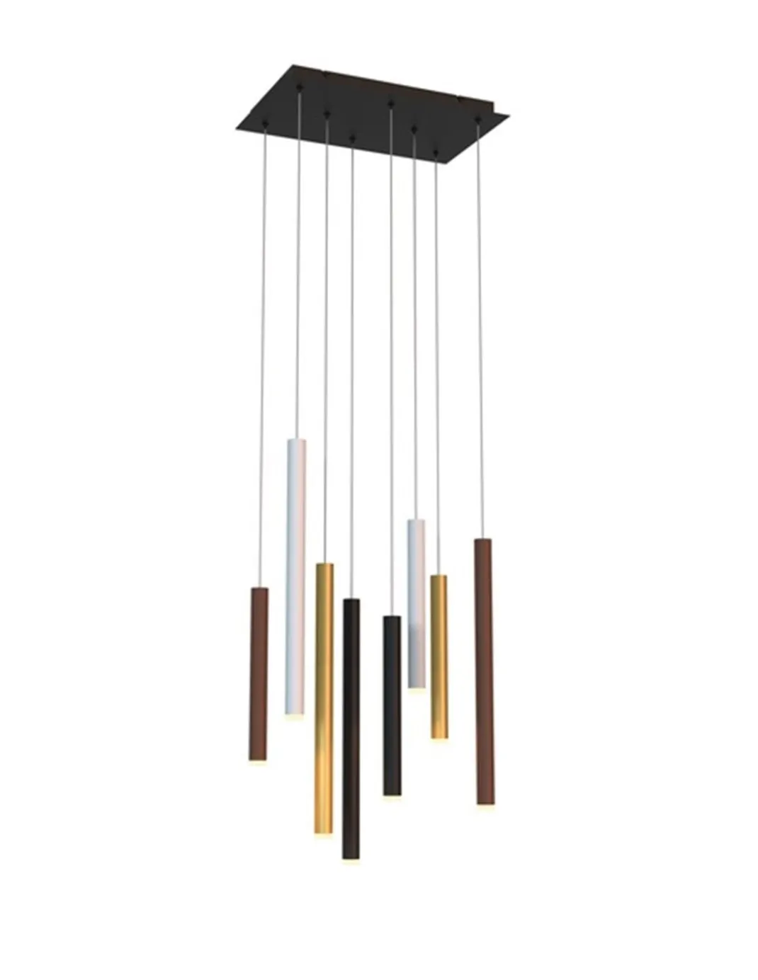 Lámpara colgante de techo Cala (rectangular) - Mantra - 8 luces LED