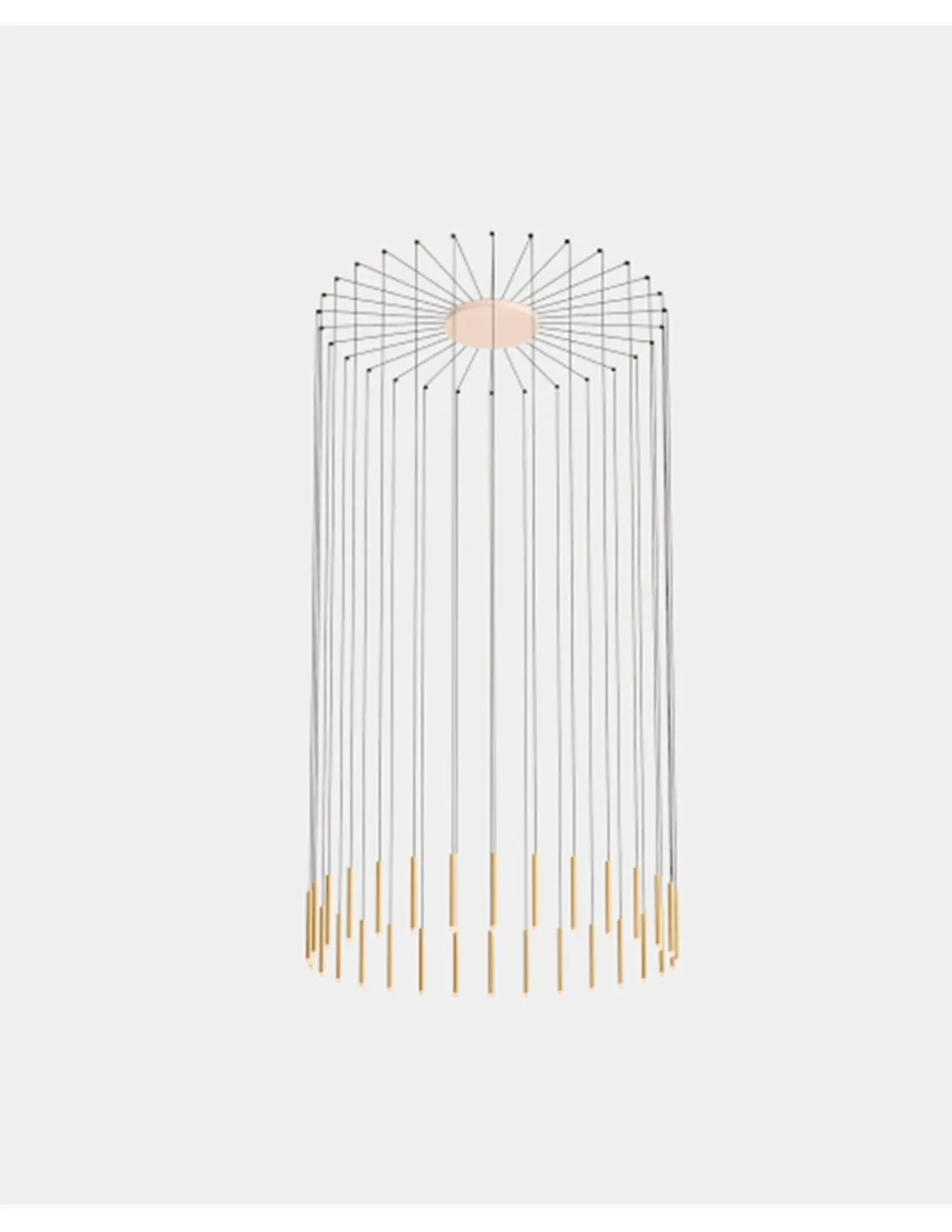 Lámpara colgante de techo Candle – LedsC4 – Lámpara con 30 luces, LED regulable 0-10V/DALI