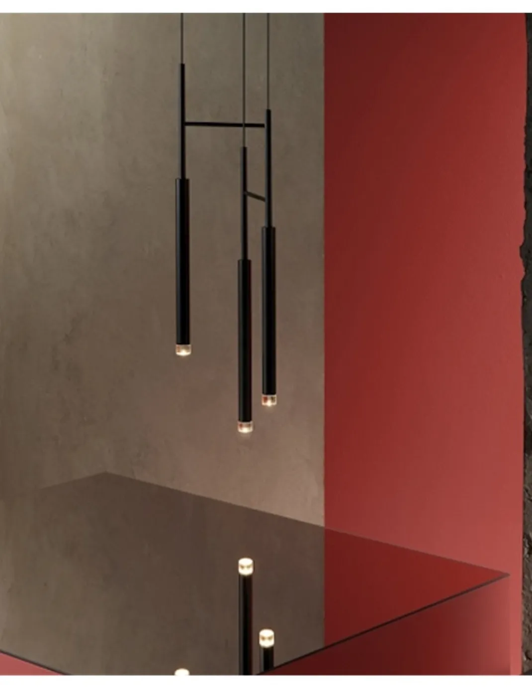 Lámpara colgante de techo Candle – LedsC4 – Disponible en 2 colores, Regulable corte de fase