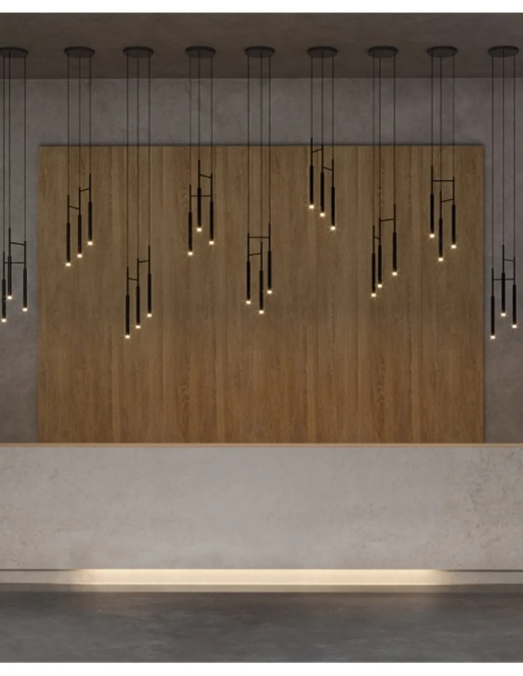 Lámpara colgante de techo Candle – LedsC4 – Disponible en 2 colores, Regulable corte de fase