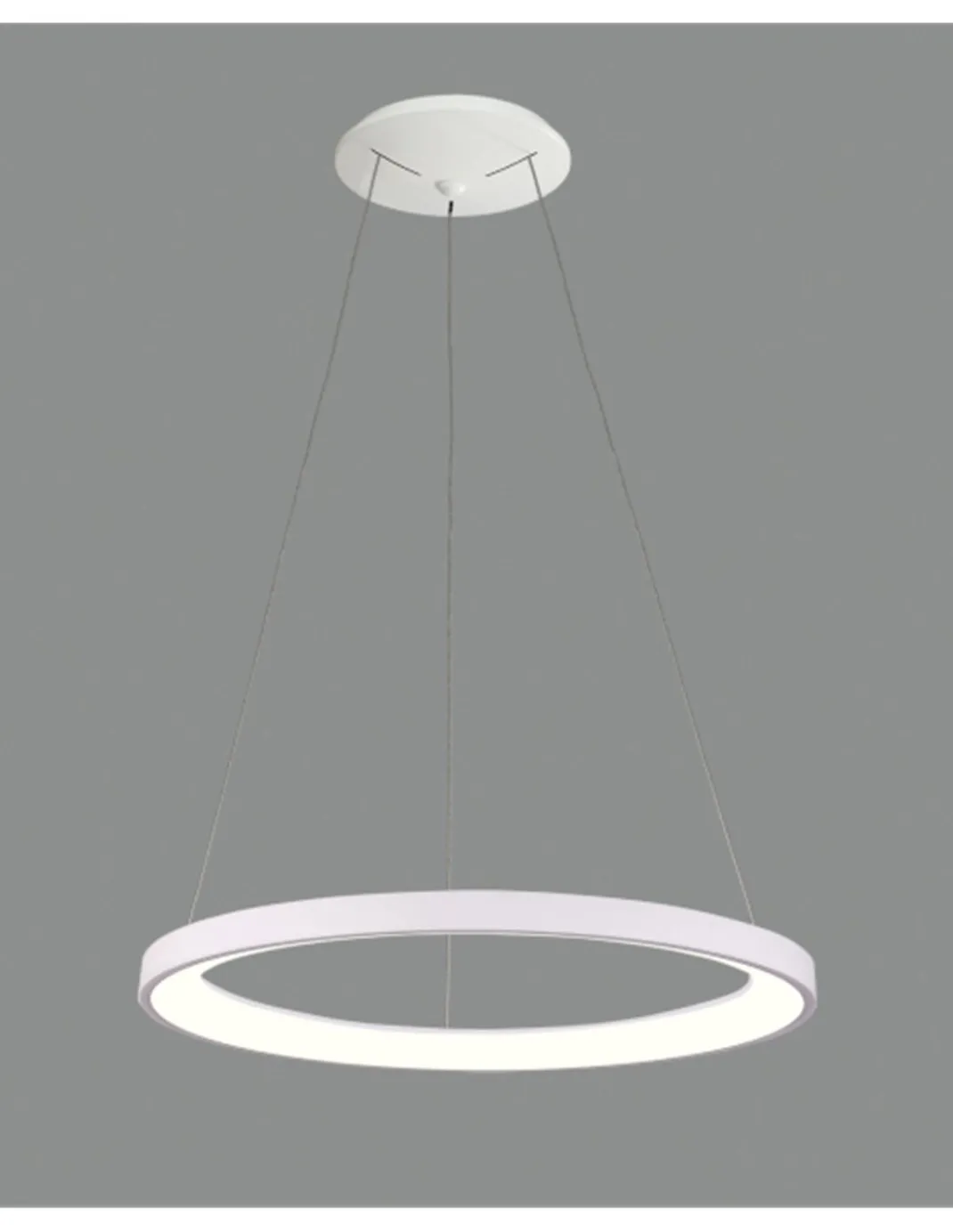 Lámpara Colgante de Techo Grace - ACB - LED, forma cilíndrica, blanca