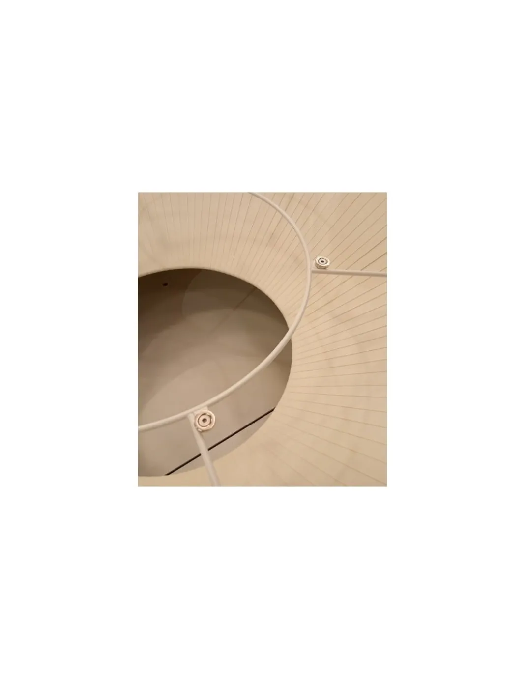 Lámpara colgante de techo LAP - Milán - Lámpara decorativa traslúcida color crudo