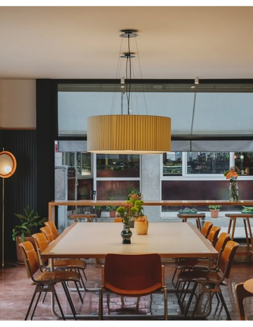 Lámpara colgante de techo LAP - Milán - Lámpara decorativa traslúcida color crudo