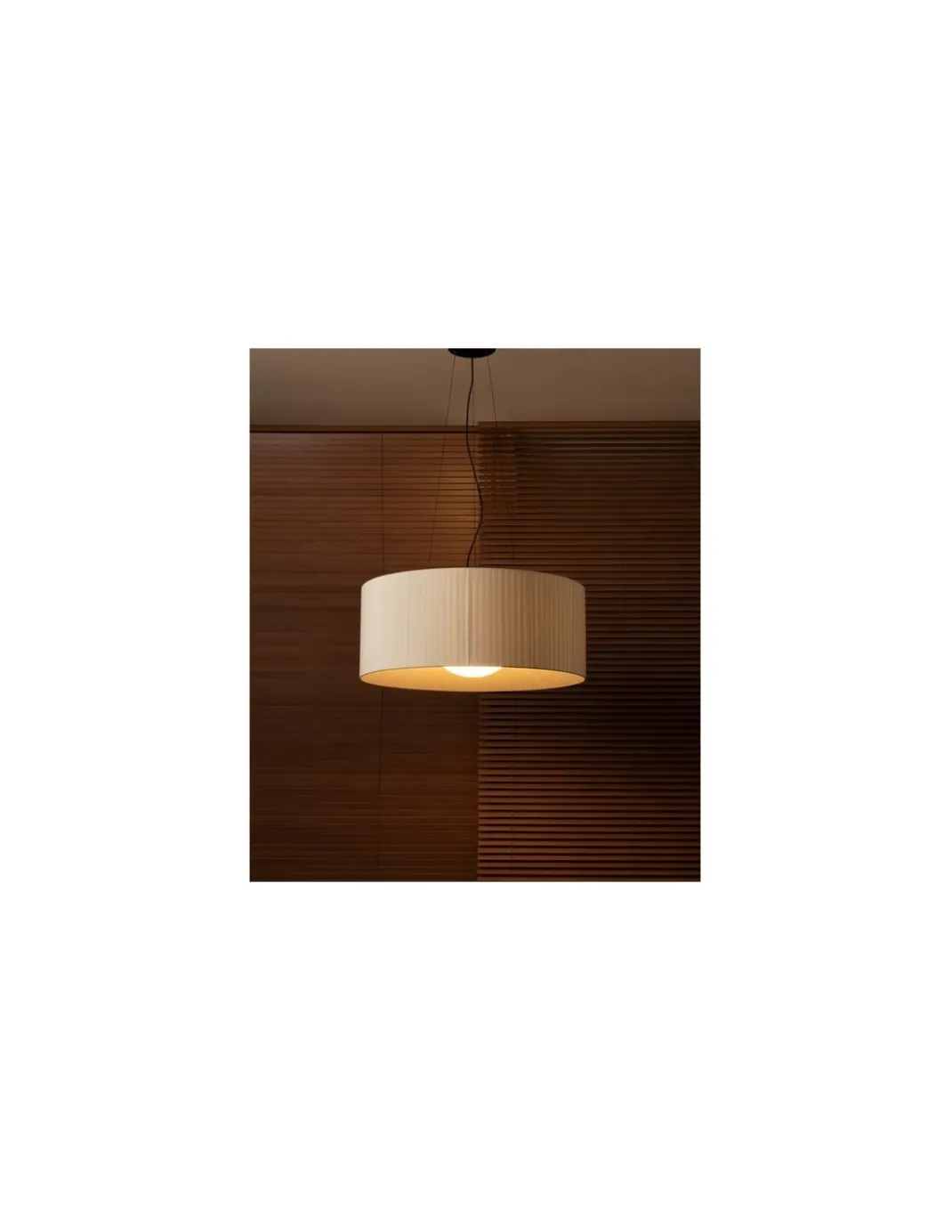 Lámpara colgante de techo LAP - Milán - Lámpara decorativa traslúcida color crudo