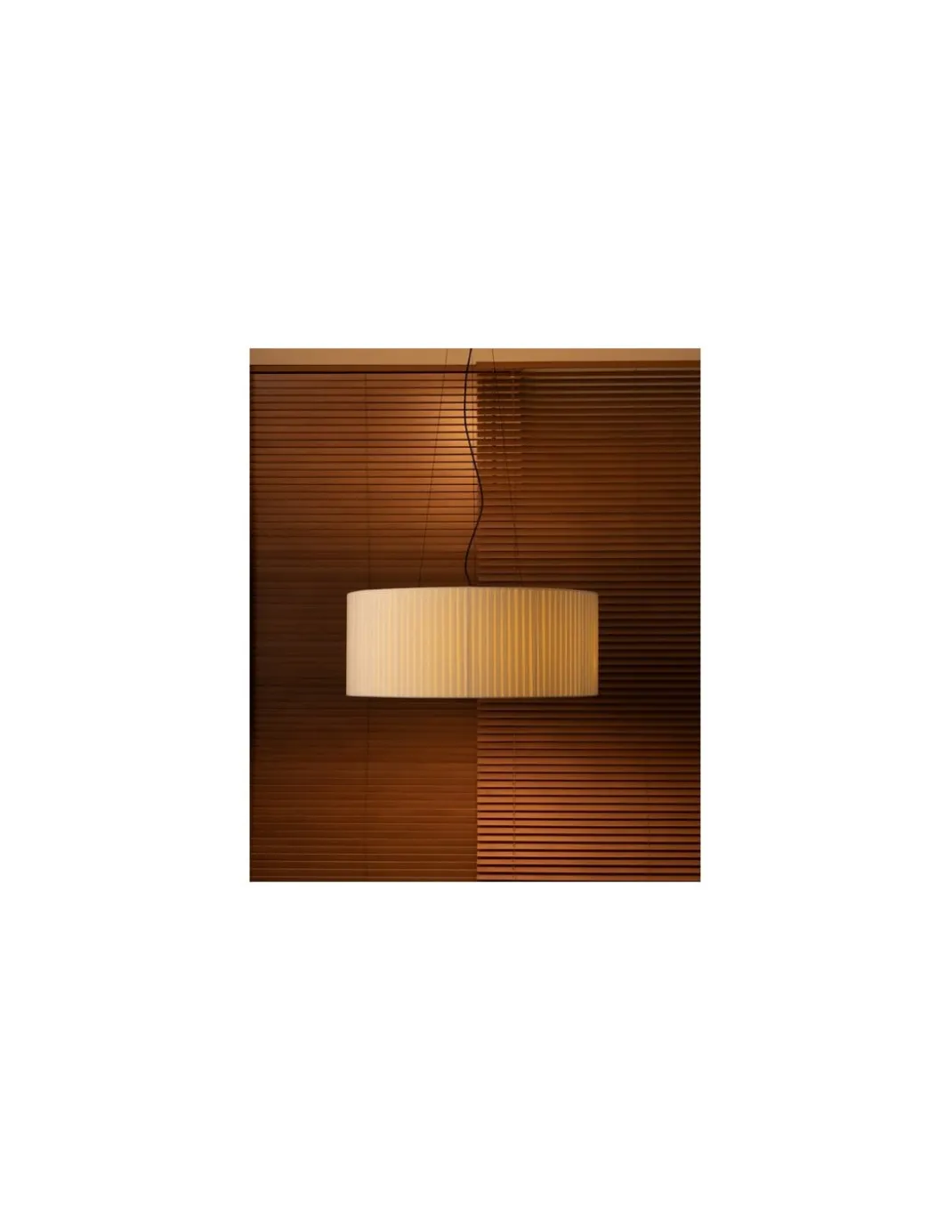 Lámpara colgante de techo LAP - Milán - Lámpara decorativa traslúcida color crudo