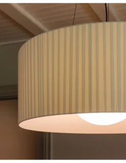 Lámpara colgante de techo LAP - Milán - Lámpara decorativa traslúcida color crudo