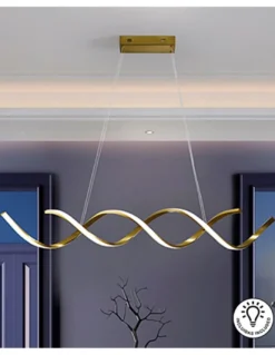 Lámpara colgante Dido – Schuller – Diseño moderno dorado brillante