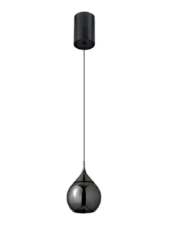 Lámpara colgante Drop - Mantra - Lámpara moderna de aluminio negro perla