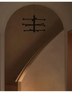 Lámpara colgante empotrable Art Chandelier - Arkoslight - Lámpara minimalista de 3 alturas