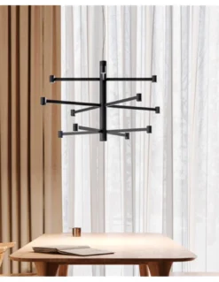 Lámpara colgante empotrable Art Chandelier - Arkoslight - Lámpara minimalista de 3 alturas