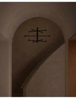 Lámpara colgante empotrable Art Chandelier - Arkoslight - Lámpara minimalista de 3 alturas