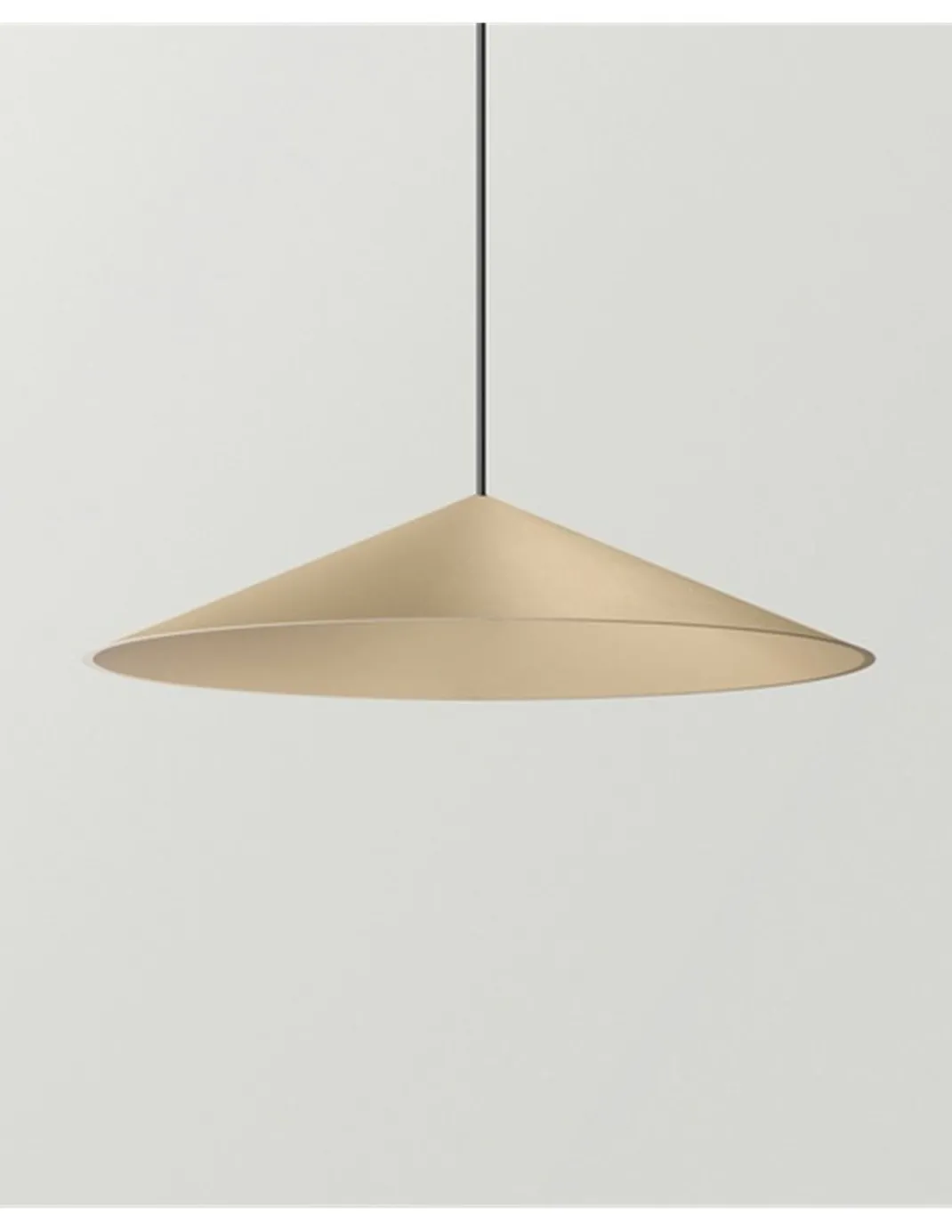 Lámpara colgante empotrable Dune - Arkoslight - Lámpara minimalista con pantalla cónica
