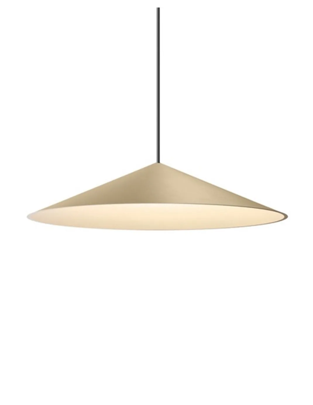 Lámpara colgante empotrable Dune - Arkoslight - Lámpara minimalista con pantalla cónica