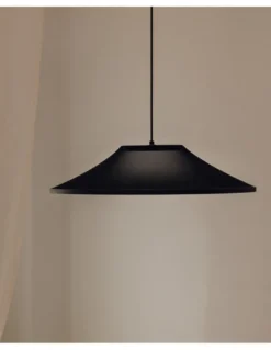 Lámpara colgante empotrable Warp - Arkoslight - Pantalla textil, translúcida