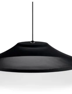 Lámpara colgante empotrable Warp - Arkoslight - Pantalla textil, translúcida