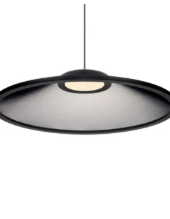 Lámpara colgante empotrable Warp - Arkoslight - Pantalla textil, translúcida