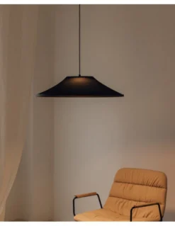 Lámpara colgante empotrable Warp - Arkoslight - Pantalla textil, translúcida