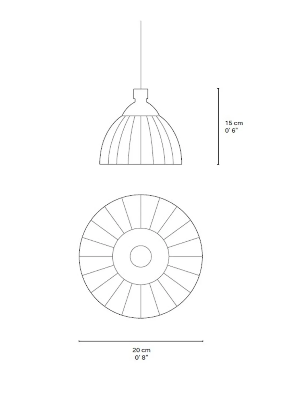 Lámpara colgante Eperara-Siapidara Single S-A - PET Lamp - Lámpara artesanal verde, fibra natural
