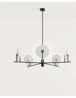 Lámpara colgante Erto - Aromas - Lámpara de alabastro, Ø 120 cm, LED 2700K