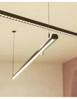 Lámpara colgante Evo R - Beneito & Faure - Lámpara de techo lineal LED, idónea para oficina