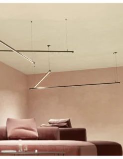 Lámpara colgante Evo R - Beneito & Faure - Lámpara de techo lineal LED, idónea para oficina