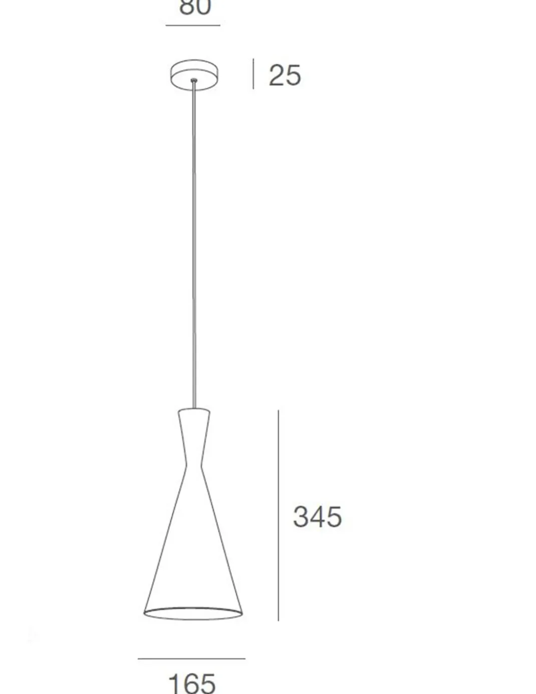Lámpara colgante Exa – Massmi – Lámpara vintage, Estructura de hierro pintado, 1xE27