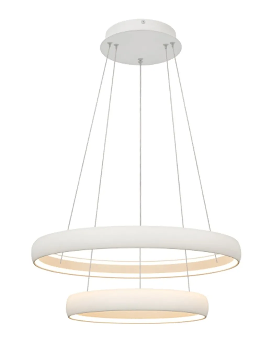 Lámpara colgante Flats - Mantra - Lámpara moderna con doble aro LED