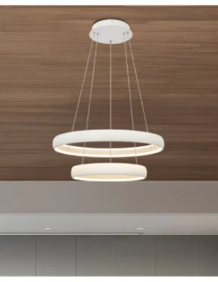 Lámpara colgante Flats - Mantra - Lámpara moderna con doble aro LED