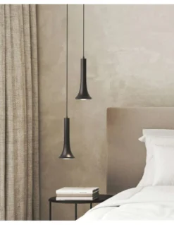 Lámpara colgante Fleche – Fokobu – Lámpara moderna de madera de abedul, disponible en 2 colores