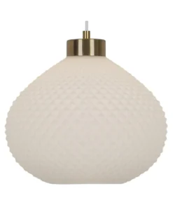 Lámpara colgante Flore – AJP – Pantalla de cristal en 2 colores