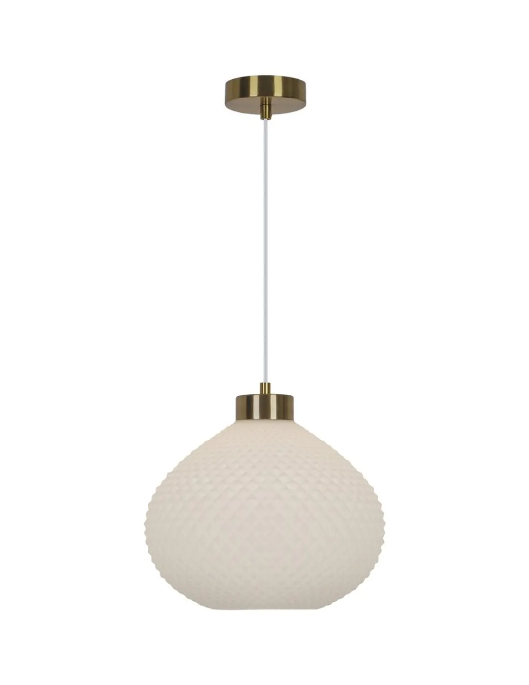 Lámpara colgante Flore – AJP – Pantalla de cristal en 2 colores