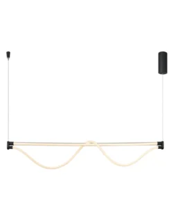 Lámpara colgante Fugaz - Mantra - Lámpara lineal LED con manguera flexible