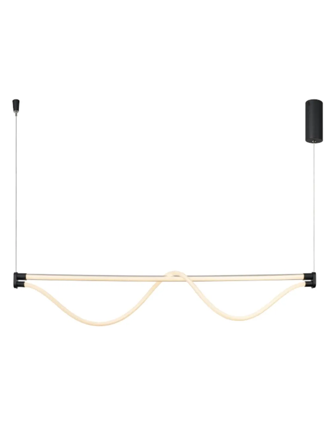Lámpara colgante Fugaz - Mantra - Lámpara lineal LED con manguera flexible