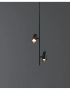 Lámpara colgante Gina - ACB - Colgante con 2 luces orientables de diseño minimalista