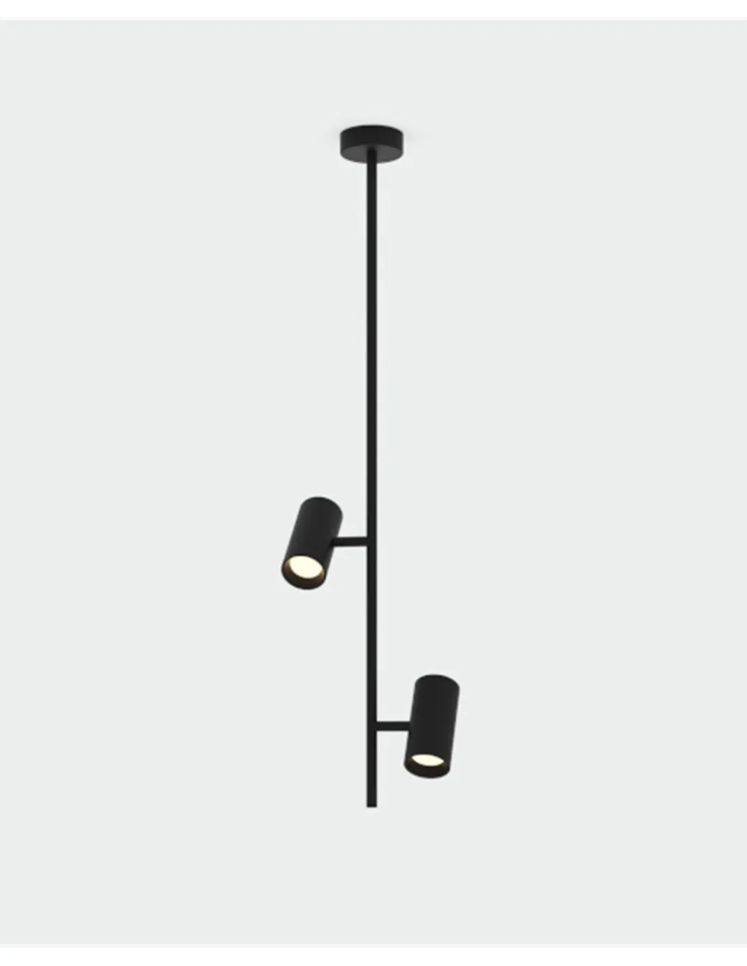 Lámpara colgante Gina - ACB - Colgante con 2 luces orientables de diseño minimalista