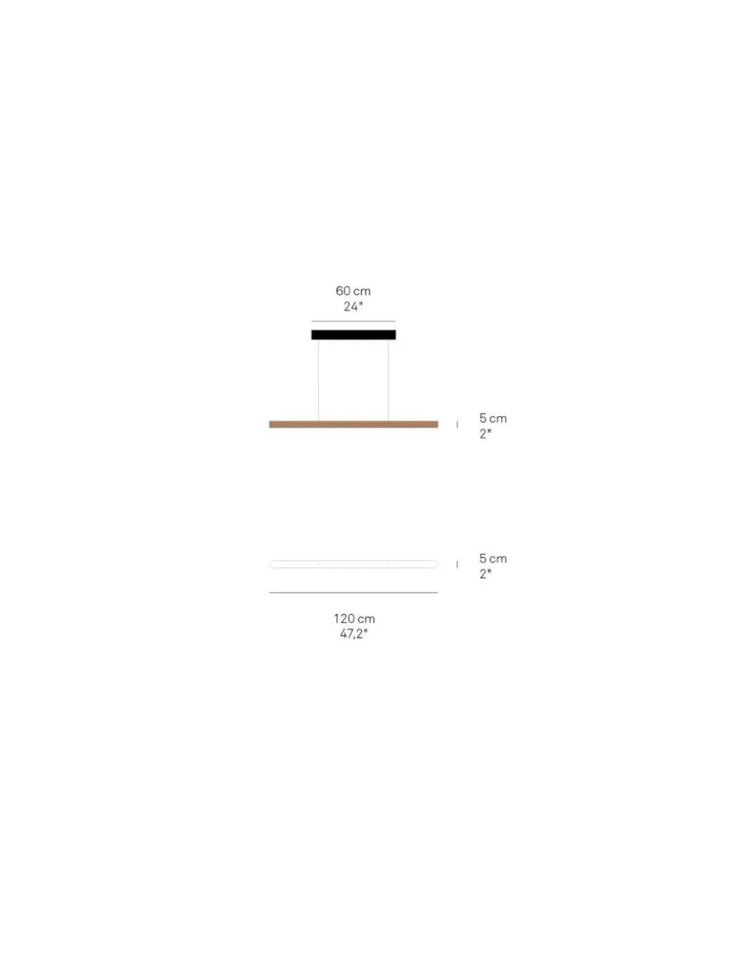 Lámpara Colgante I Line - LZF - Lámpara de techo lineal LED de línea arquitectónica