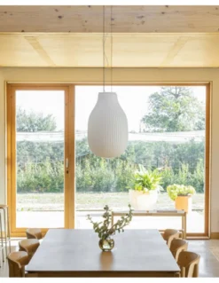 Lámpara colgante Isabelle 31 – Faro – Lámpara de cristal, acabado blanco