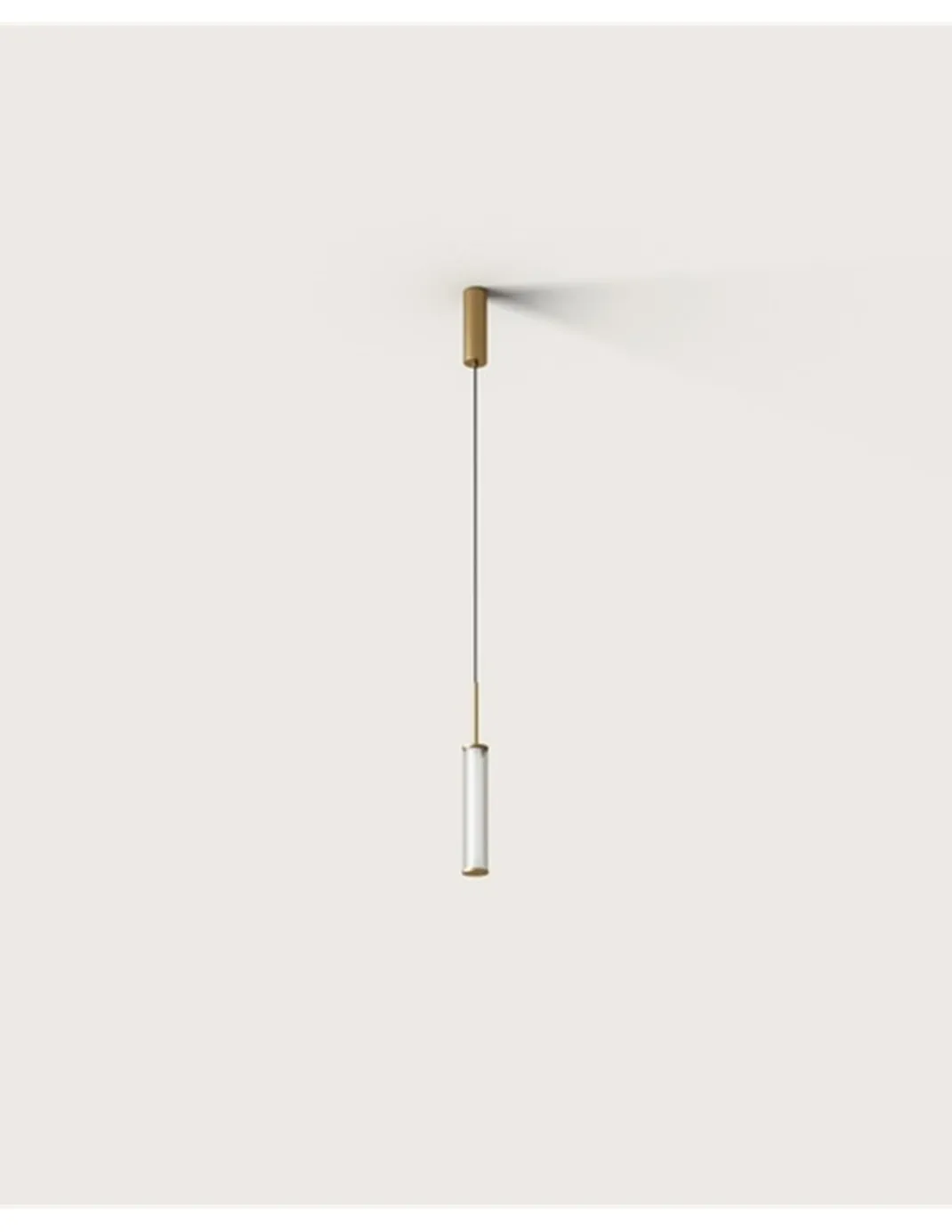 Lámpara colgante Ison – Aromas – Lámpara de techo tipo tubo, LED 3000K, regulable Triac