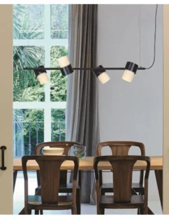 Lámpara colgante Kan C – Luxcambra – Luces orientables, pantallas de cotonet