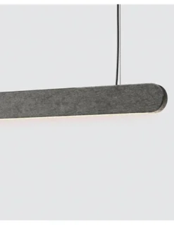Lámpara colgante Kipu Inti – Luz Negra – Lámpara acústica con diseño lineal, fabricada en PET