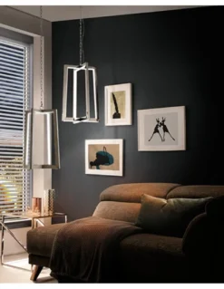 Lámpara colgante Kuma – Schuller – Lámpara de acero inoxidable LED