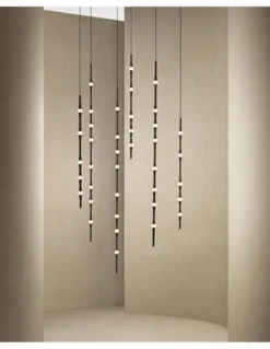 Lámpara colgante – LedsC4 - Colgante negro en 170 cm - 99,2 cm