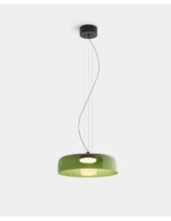 Lámpara colgante Levels – LedsC4 – Lámpara de cristal en 3 colores, LED regulable (Corte de Fase, Dali-2, Casambi)